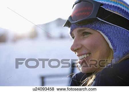 Girl smiling View Large Photo Image Stock Photo - Girl smiling. Fotosearch