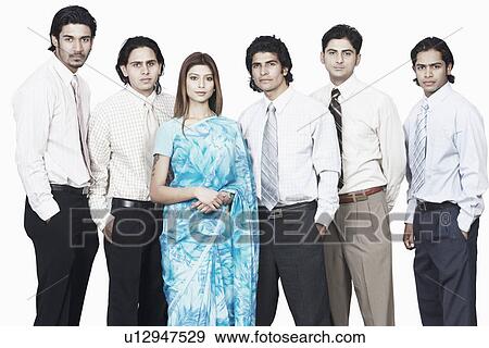 Stock Photo - Portrait of a group of business executives. Fotosearch