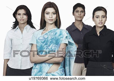 Portrait of four businesswomen View Large Photo Image Stock Photograph - Portrait of four businesswomen. Fotosearch