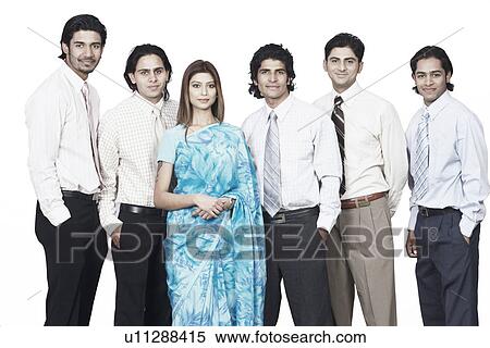 Stock Photography - Portrait of a group of business executives. Fotosearch