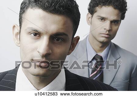 Portrait of two businessmen View Large Photo Image Stock Image - Portrait of two businessmen. Fotosearch