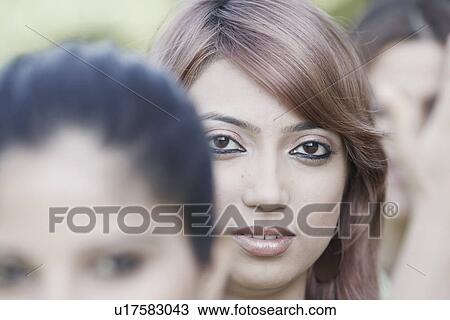 Portrait of three young women View Large Photo Image Stock Image - Portrait of three young women. Fotosearch