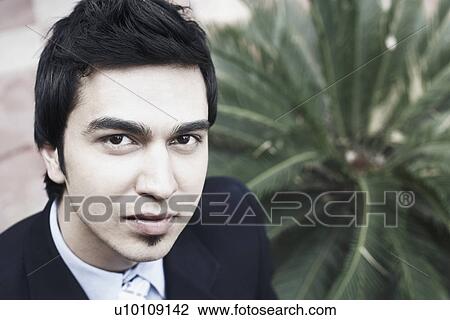 Stock Image - Portrait of a businessman. Fotosearch