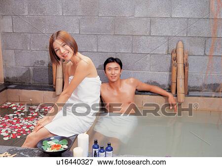 asian ethnicity, bathrobe, bathing, adults View Large Photo Image Stock Photo - asian ethnicity, bathrobe, bathing, adults. Fotosearch
