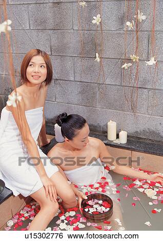 asian ethnicity, bathrobe, bathing, adults View Large Photo Image Stock Photograph - asian ethnicity, bathrobe, bathing, adults. Fotosearch
