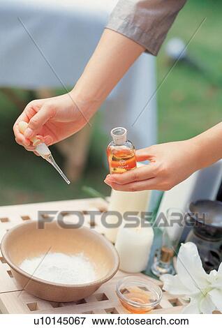 Stock Photo - beauty spa female, blur, blurry. Fotosearch