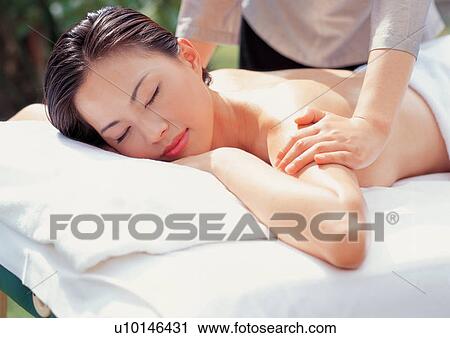 Stock Image - care, young, young adult, applying, leisure, pillow. Fotosearch