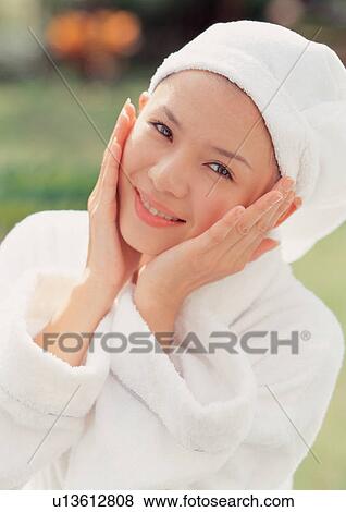 Stock Photo - carefree, body conscious, beautification, day, relaxation, treatment. Fotosearch
