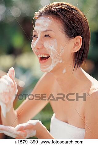leisure, care, body care, day, body conscious View Large Photo Image Stock Photo - leisure, care, body care, day, body conscious. Fotosearch