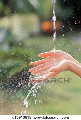 Stock Image - one person, relaxation, blur, asian ethnicity, beauty spa female. Fotosearch
