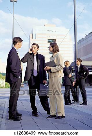 Stock Photo - business people, well dressed, business executives, suit. Fotosearch