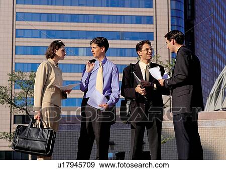 Stock Photo - business people, well dressed, business executives, suit. Fotosearch
