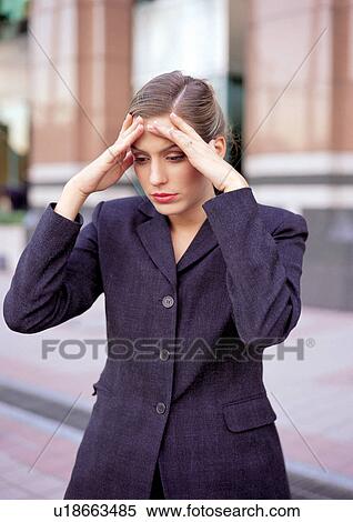 Stock Photography - business people, well dressed, suit, outdoor. Fotosearch