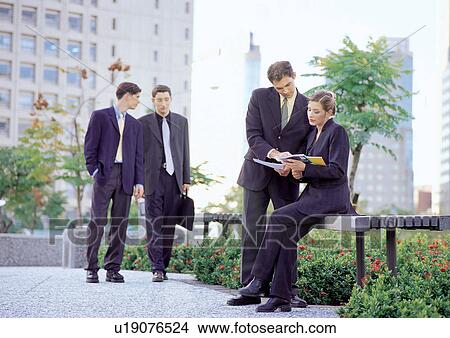 gesturing, path, discussing, business, standing View Large Photo Image Picture - gesturing, path, discussing, business, standing. Fotosearch