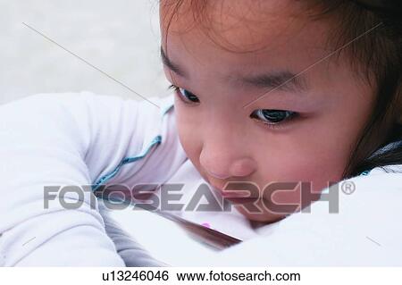 Asian Ethnicity, Close-Up, Child, Casual Clothing, 3-4 Years View Large Photo Image Stock Photograph - Asian Ethnicity, Close-Up, Child, Casual Clothing, 3-4 Years. Fotosearch