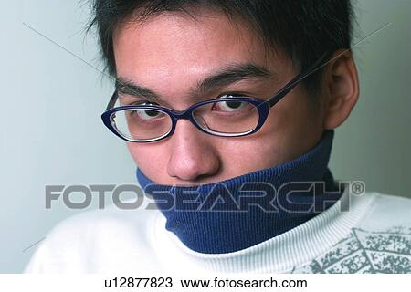 Stock Image - Close-Up, Asian Ethnicity, Child, Casual Clothing, Black Hair, 10-11 Years. Fotosearch