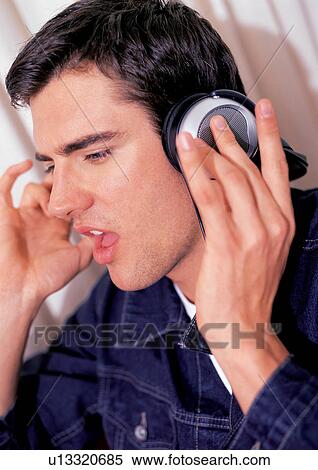Stock Photography - enjoyment, music, single, recreation, joy. Fotosearch