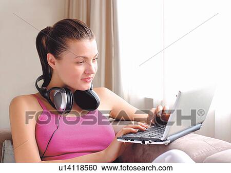 hands on keyboard, laptop, ponytail, new generation View Large Photo Image Stock Image - hands on keyboard, laptop, ponytail, new generation. Fotosearch