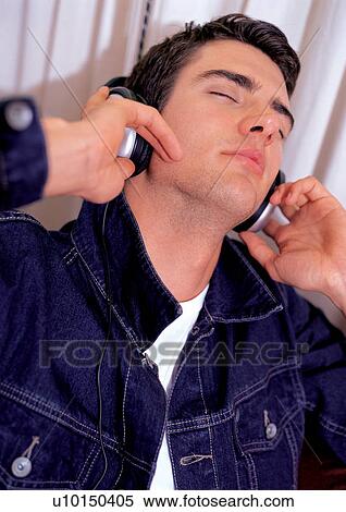 phones, joy, fun, one person, young man View Large Photo Image Stock Photography - phones, joy, fun, one person, young man. Fotosearch