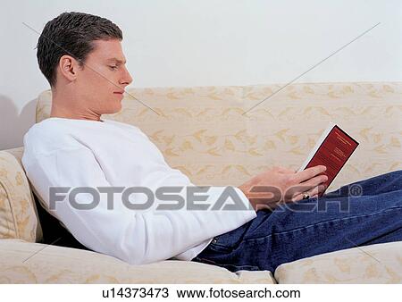 single, reading, leisure new generation, indoor, novel, relaxing, sofa View Large Photo Image Stock Image - single, reading, leisure new generation, indoor, novel, relaxing, sofa. Fotosearch