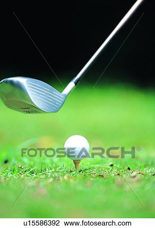 Stock Image - grass, exercise, golf club, sport, leisure, recreation. Fotosearch