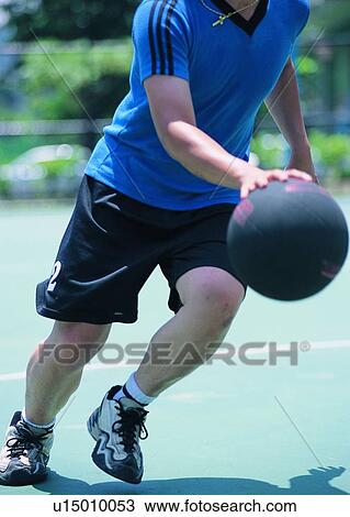 sport, recreation, leisure, exercise, basketball, basketball court View Large Photo Image Stock Image - sport, recreation, leisure, exercise, basketball, basketball court. Fotosearch