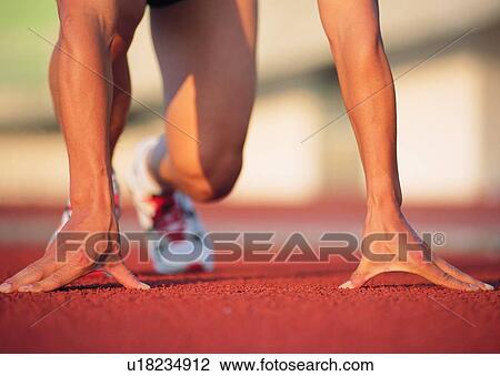 Stock Image - sport, recreation, leisure, exercise, race, sprint. Fotosearch