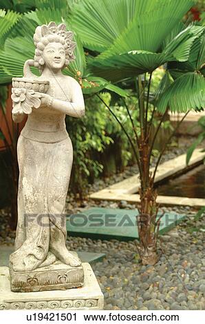 Stock Image - Carved, Day, Garden, Green. Fotosearch