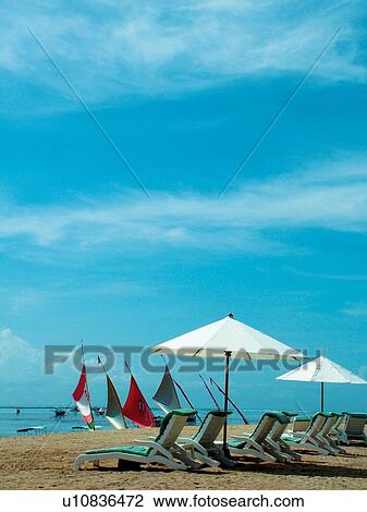 Stock Image - Beach, Blue, Cloud, Day. Fotosearch