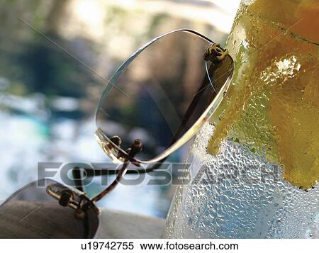 Stock Photography - Fragility, Sunglasses, Close-Up, Summer Style, Outdoor, Absence. Fotosearch