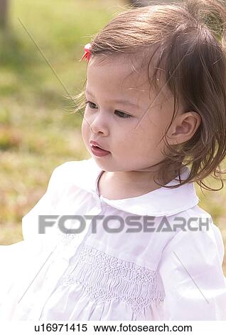 Stock Photography - Close-up of a girl. Fotosearch