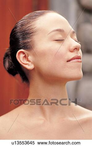 Stock Photography - lifestyle, carefree, bodycare, beauty. Fotosearch