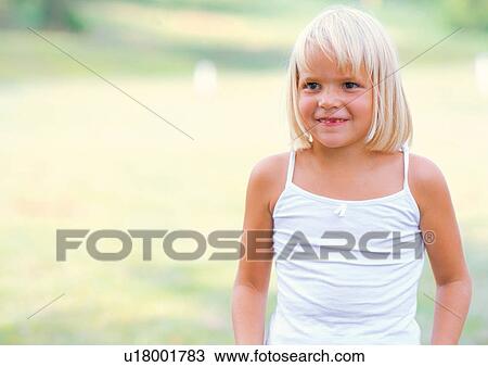 blonde hair, carefree, casual, cheerful View Large Photo Image Stock Image - blonde hair, carefree, casual, cheerful. Fotosearch