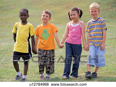 Stock Photo - blonde hair, carefree, casual, cheerful. Fotosearch