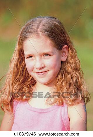 blonde hair, carefree, casual, cheerful, close-up View Large Photo Image Stock Photograph - blonde hair, carefree, casual, cheerful, close-up. Fotosearch