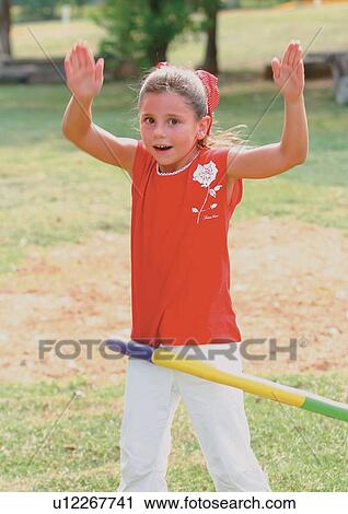 Stock Image - carefree, minor, leisure, grass, day. Fotosearch