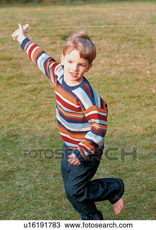 Kid Male Child Happiness Blonde Hair Cheerful Minor Stock