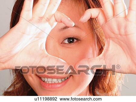 Stock Image - Chin, Close-Up, Cornea, Detail, Eye Lashes. Fotosearch