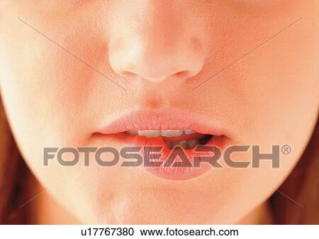 Stock Image - Chin, Close-Up, Facial Expression. Fotosearch