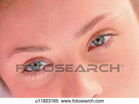 Stock Photography - Close-Up, Cornea, Detail, Eye Lashes, Eyeball. Fotosearch