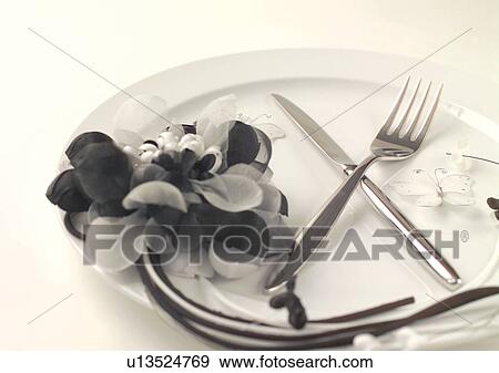 Artificial Flower, Fork, Close-up, Celebration Event, Arrangement View Large Photo Image Stock Photo - Artificial Flower, Fork, Close-up, Celebration Event, Arrangement. Fotosearch