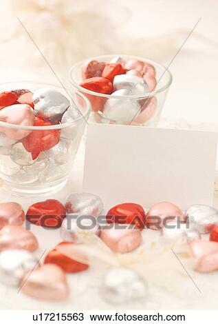 Stock Image - Ornate, White, Place Card. Fotosearch