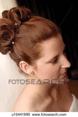 Stock Image - Wedding Dress, Close-Up. Fotosearch