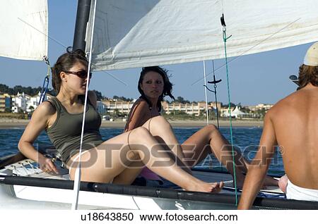 Stock Image - Woman, Women, Summer, Vacation, Holiday, Leisure. Fotosearch