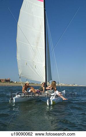 Stock Image - Woman, Women, Summer, Vacation, Holiday, Leisure, Leisure time. Fotosearch