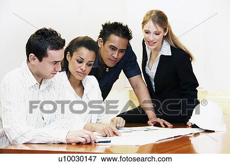Picture - Business meeting.. Fotosearch - Search Stock Photography, Photos, Prints, Images, and Photo Clipart