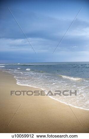 East coast Atlantic ocean beach scene. View Large Photo Image Stock Image - East coast Atlantic ocean beach scene.. Fotosearch