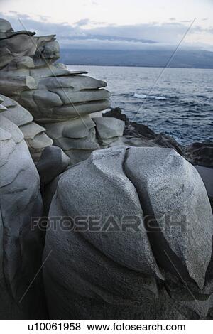 Stock Photo - Rocky coast.. Fotosearch