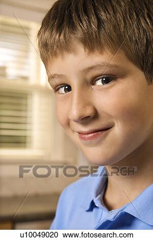 Portrait of Caucasian pre-teen boy. View Large Photo Image Stock Image - Portrait of Caucasian pre-teen boy.. Fotosearch