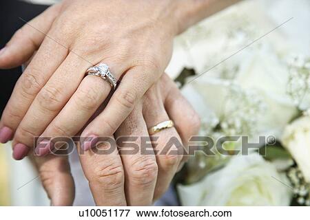 Close-up of bride and groom's hands overlapping. View Large Photo Image Stock Photo - Close-up of bride and groom's hands overlapping.. Fotosearch